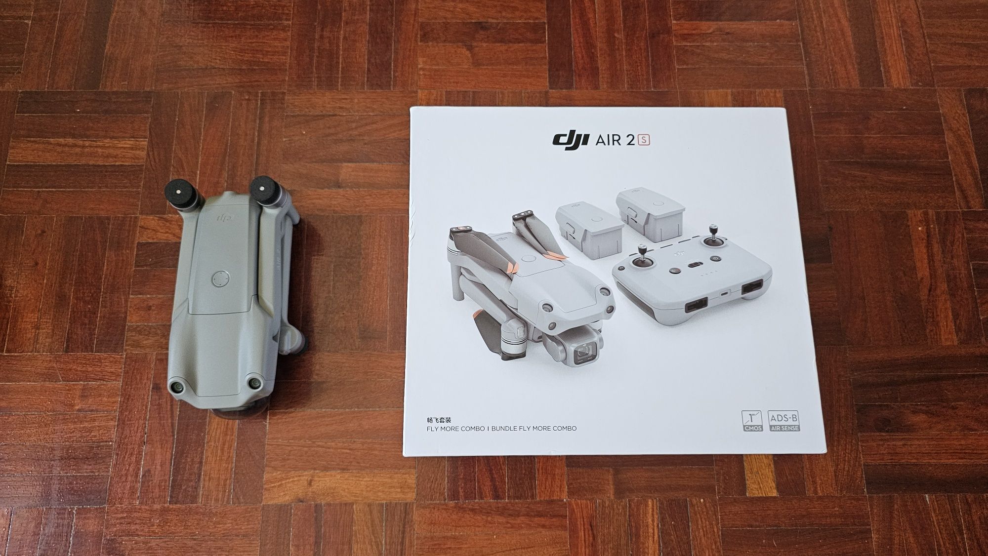 Drone DJI Air 2S Fly More Combo (5.4K - Autonomia: Até 31 min]