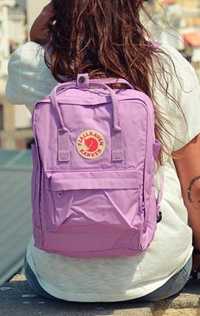 Школьный рюкзак сумка kanken портфель лисой канкен розовый пудра орто