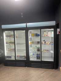 Холодильна шафа для магазину UBC SuperLarge 120см  чорна, стан супер