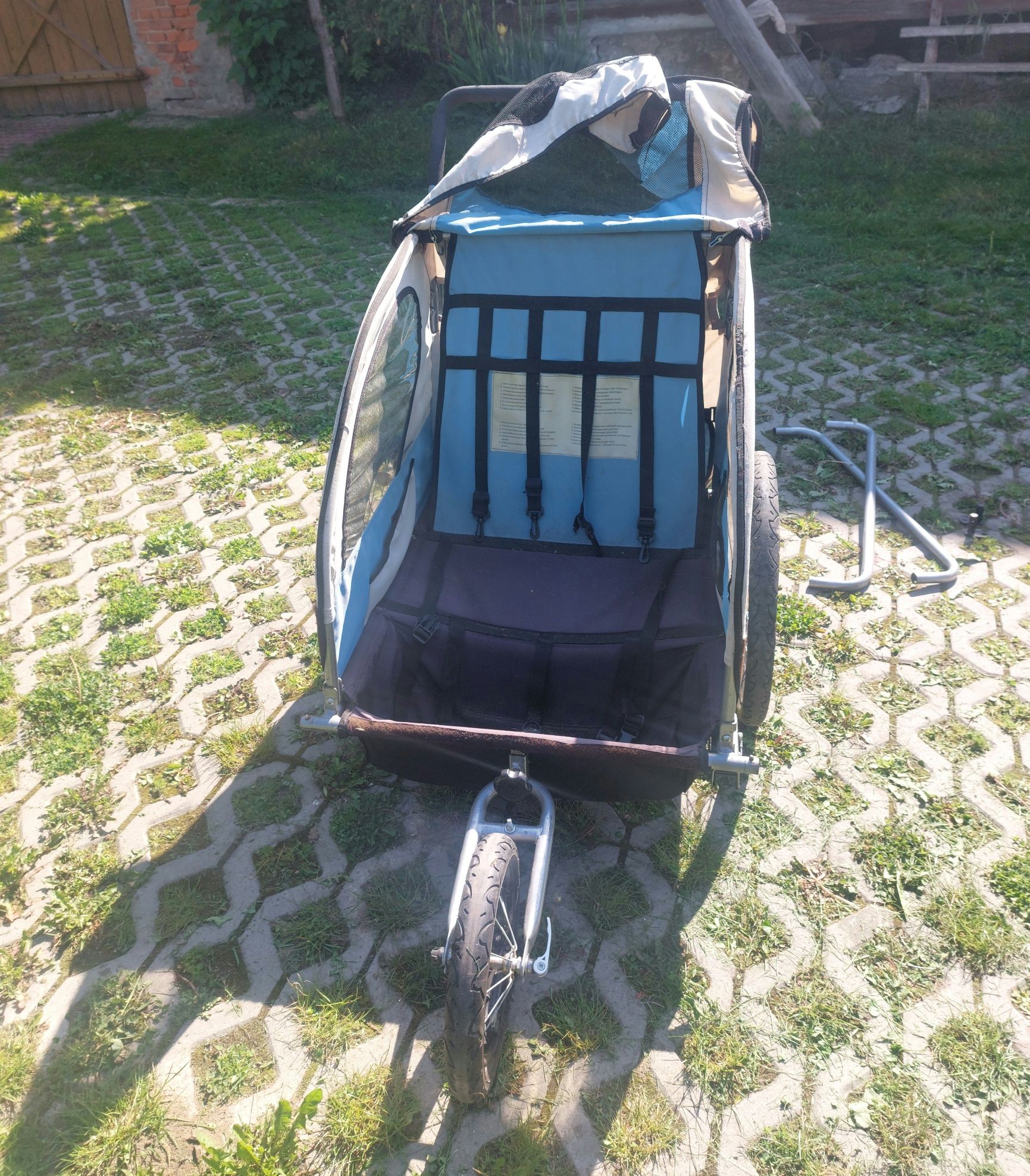 Riksza przyczepka rowerowa