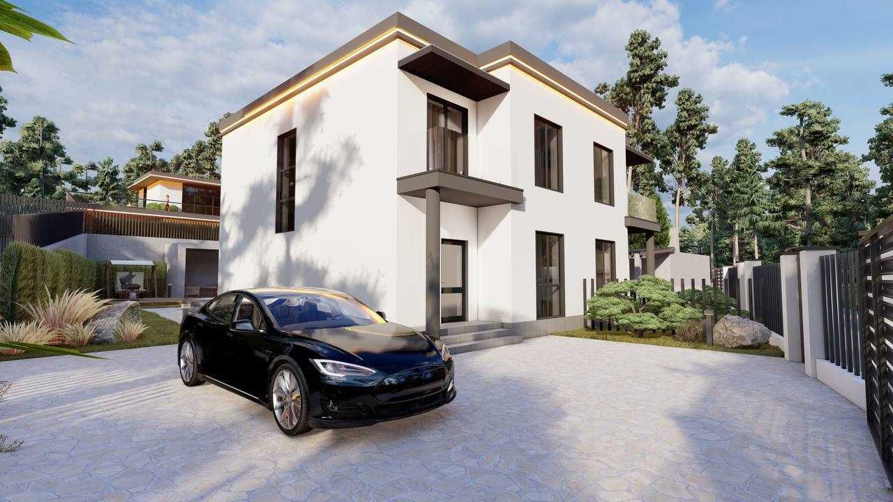 Дуплекс 125м2+ підвал 60м2, 4 сотки, біля Києва. Є газ! Без комісії!