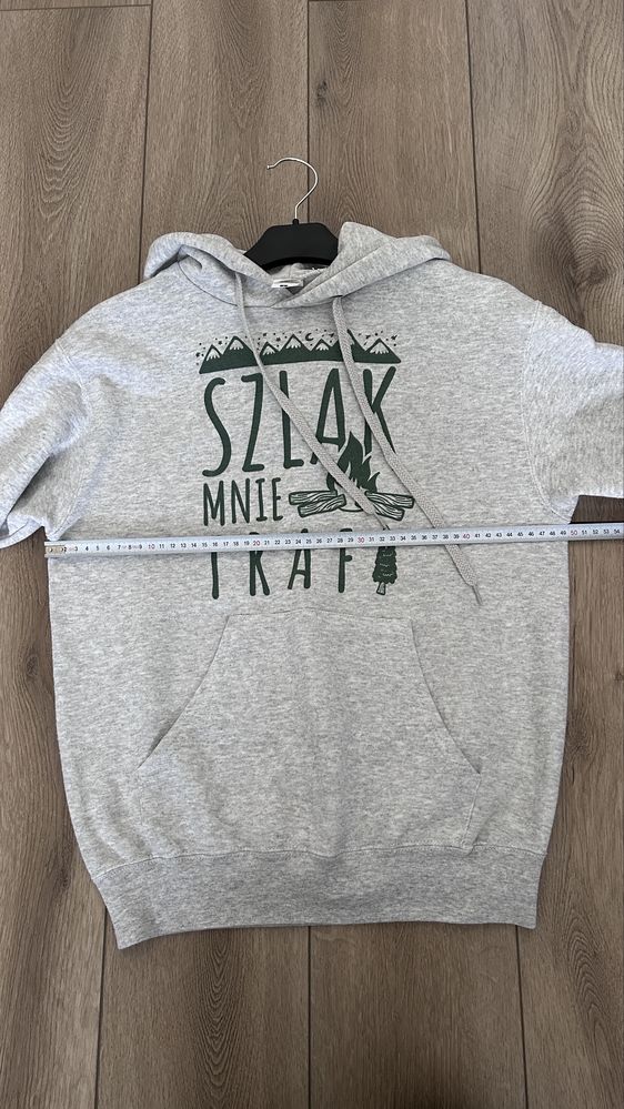 Bluza szara z motywem gór S