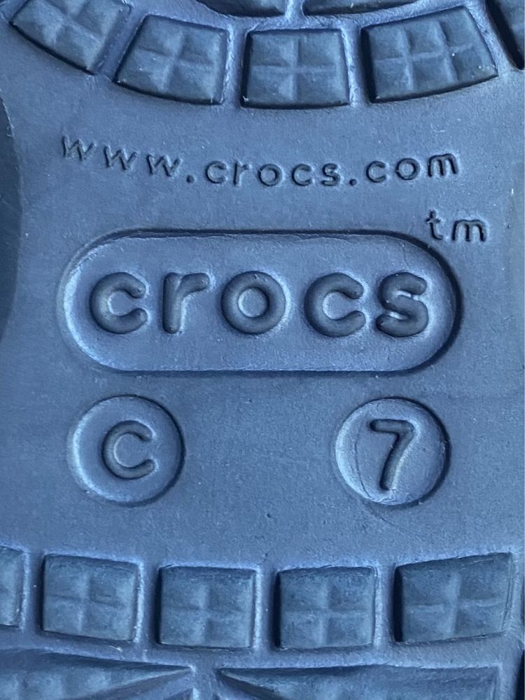 Crocs сандали шлепанци С7 24 размер детские синие оригинал