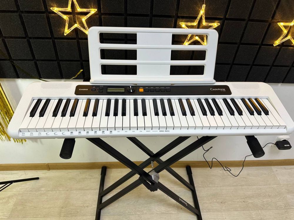 ПРОФЕСІЙНИЙ білий синтезатор CASIO, цифрове електронне піаніно