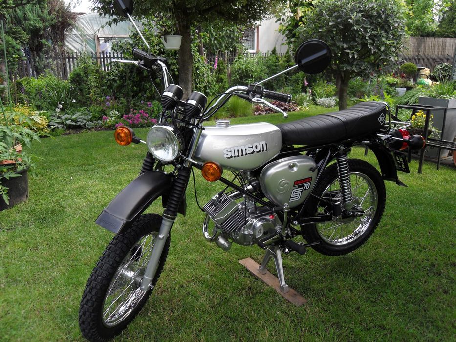 Simson S70 Enduro , tarczowy hamulec , Rozrusznik , Jak Nowy !!!