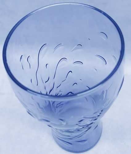 Wytłaczana SZKLANKA Splash Coca Cola Błękitna Turkusowa Niebieska 2010