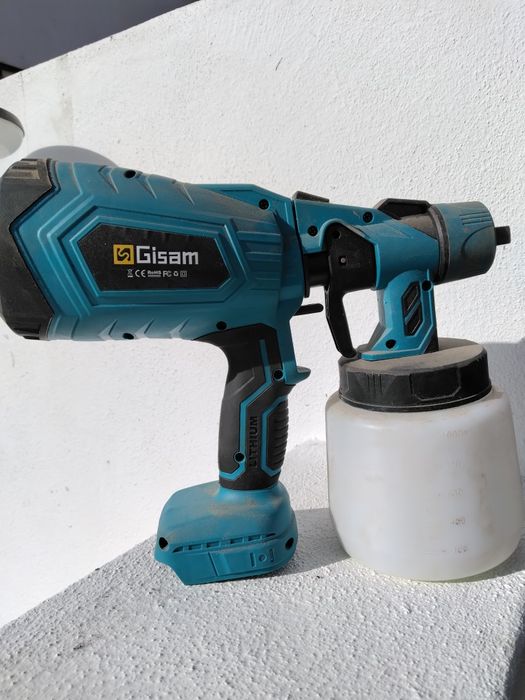 Pistola de pintura a bateria