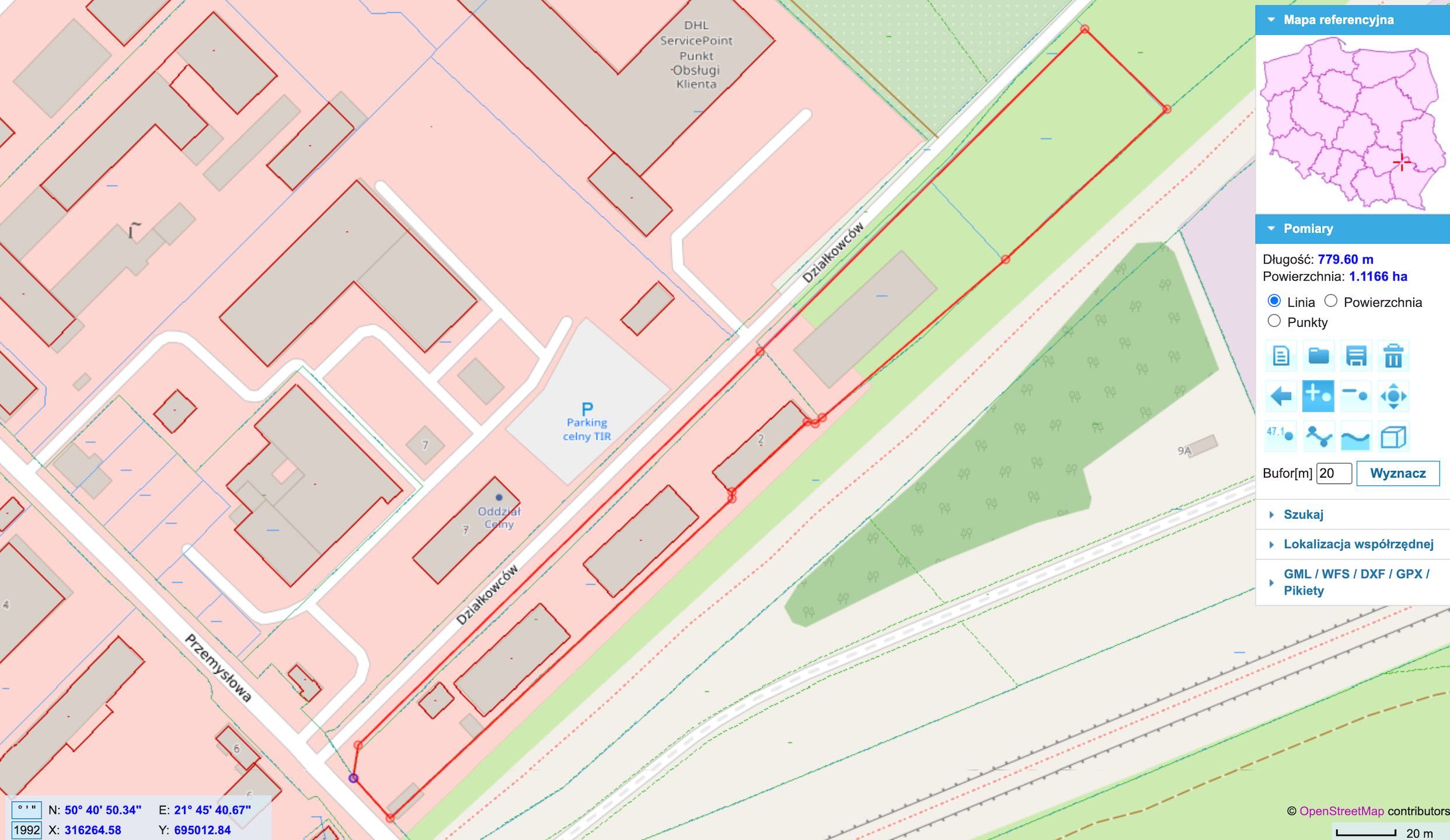 Sprzedam/ Wynaj Działka przemysłowa hale , budynek 1 ha