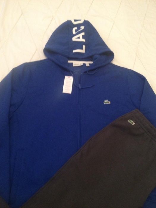 Новый мужской оригинальный спортивный костюм Lacoste