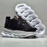 Кроссовки Versace Chain Reaction Black White