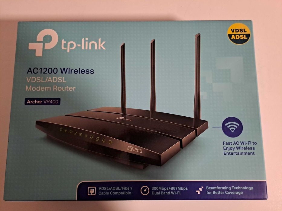 Router WiFi Archer 400 TP-Link AC1200 VDSL/ADSL