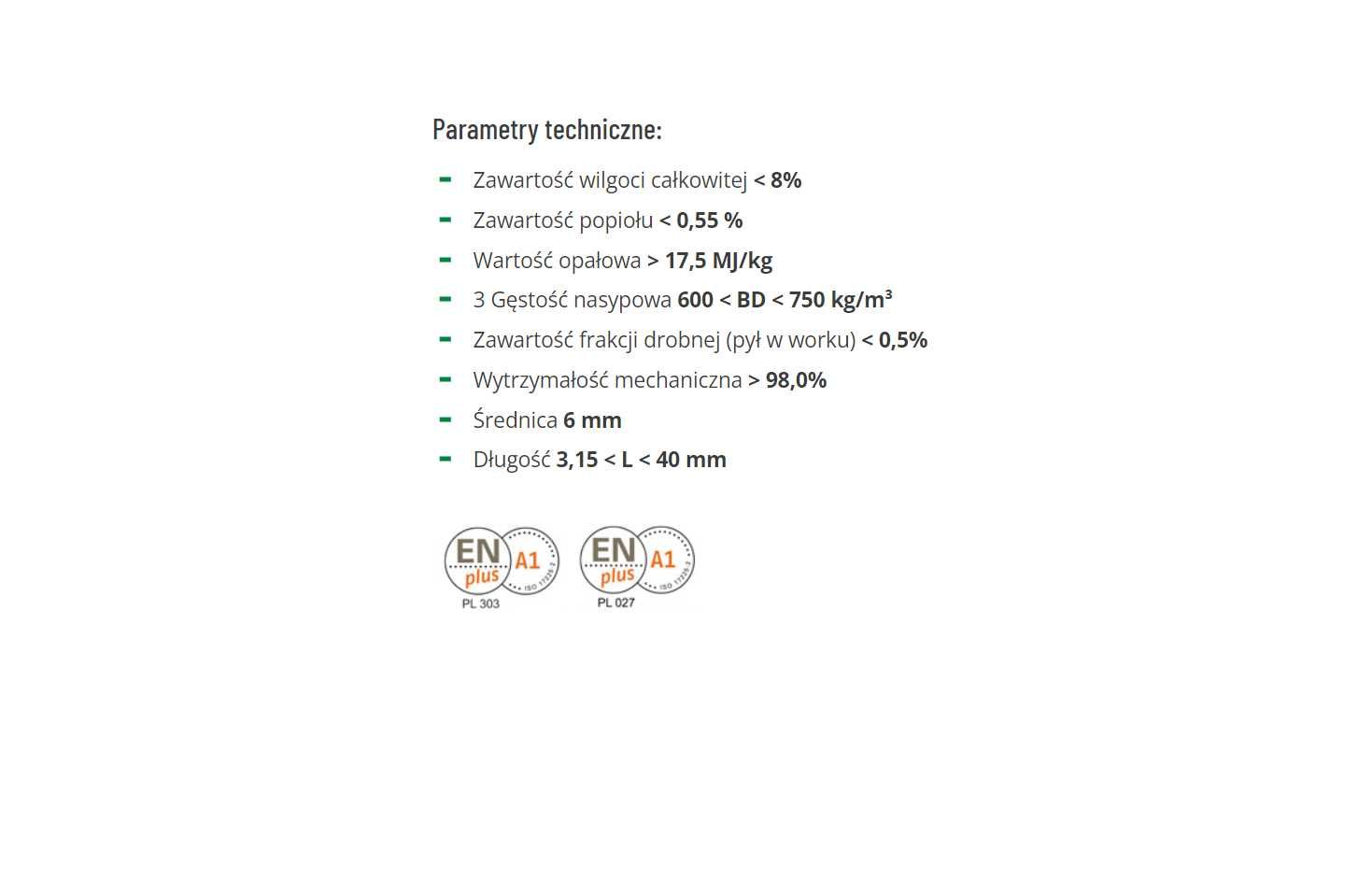 Pellet drzewny premium selection