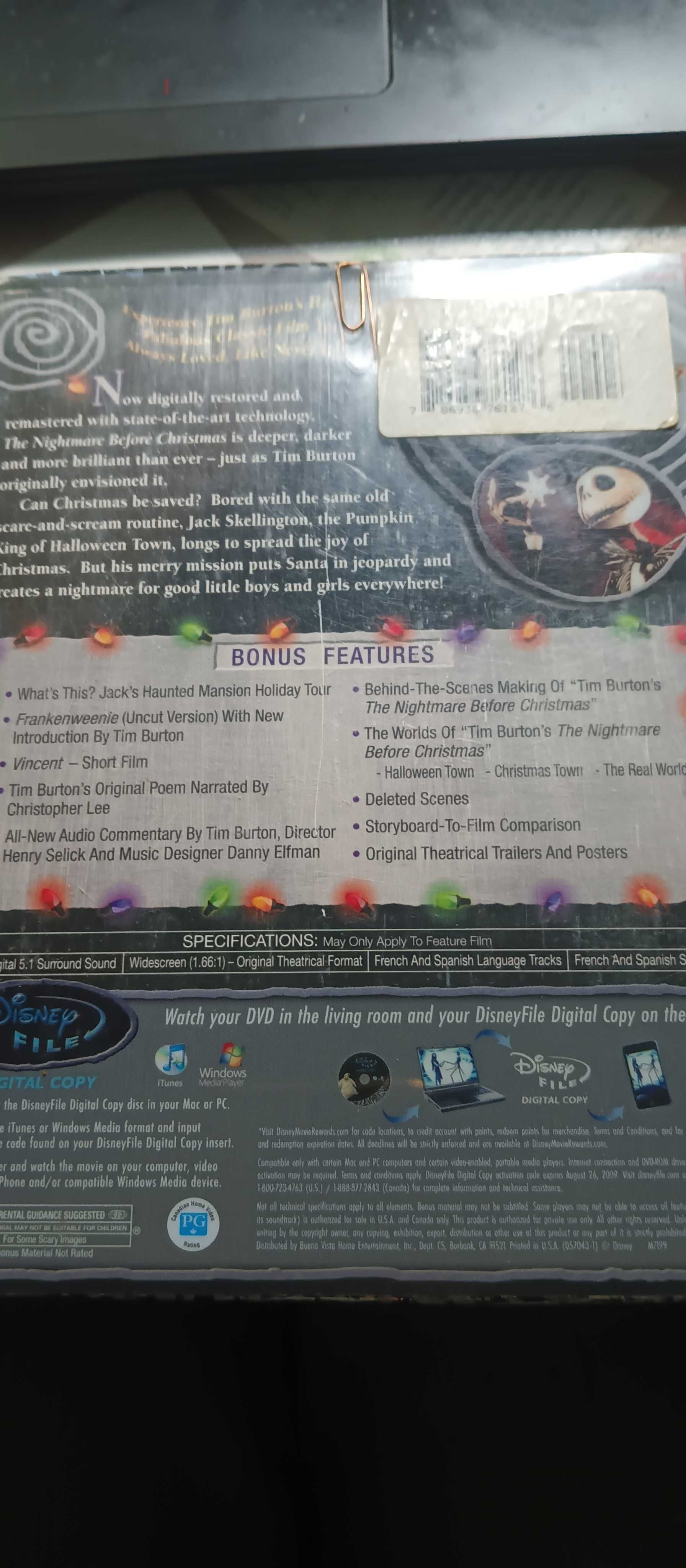 Zestaw plyt DVD filmy