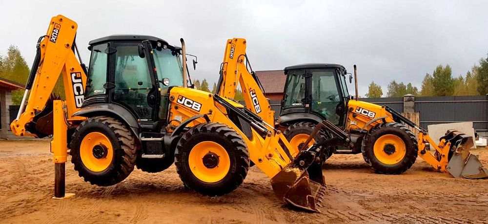 Оренда екскаватора послуги навантажувача колісного JCB 3cx JCB 4cx