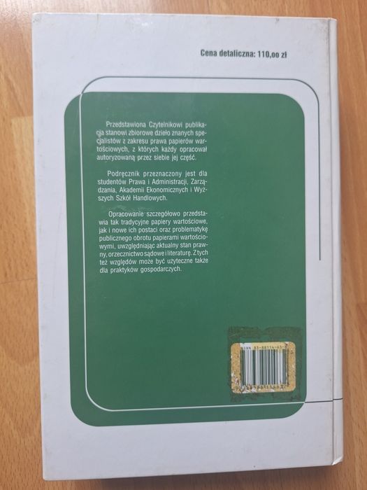 Papiery wartościowe Mirosław Bączyk Koziński Michalski Pyziol