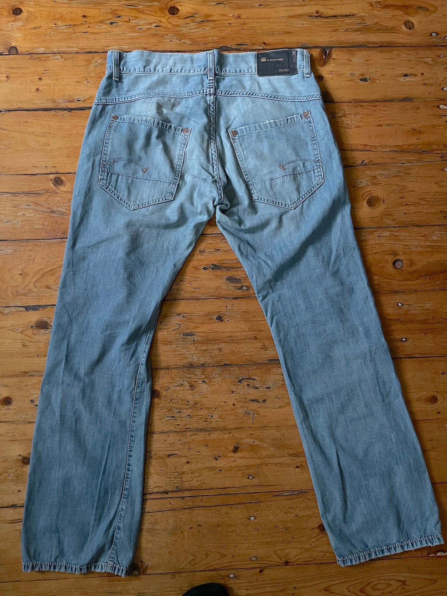 Jeansy G-Star Raw niebieskie dżinsy spodnie 33/32