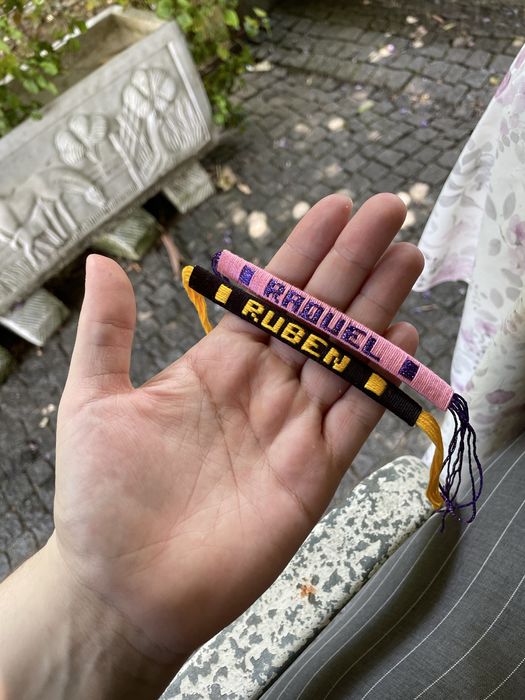 Pulseiras com nome