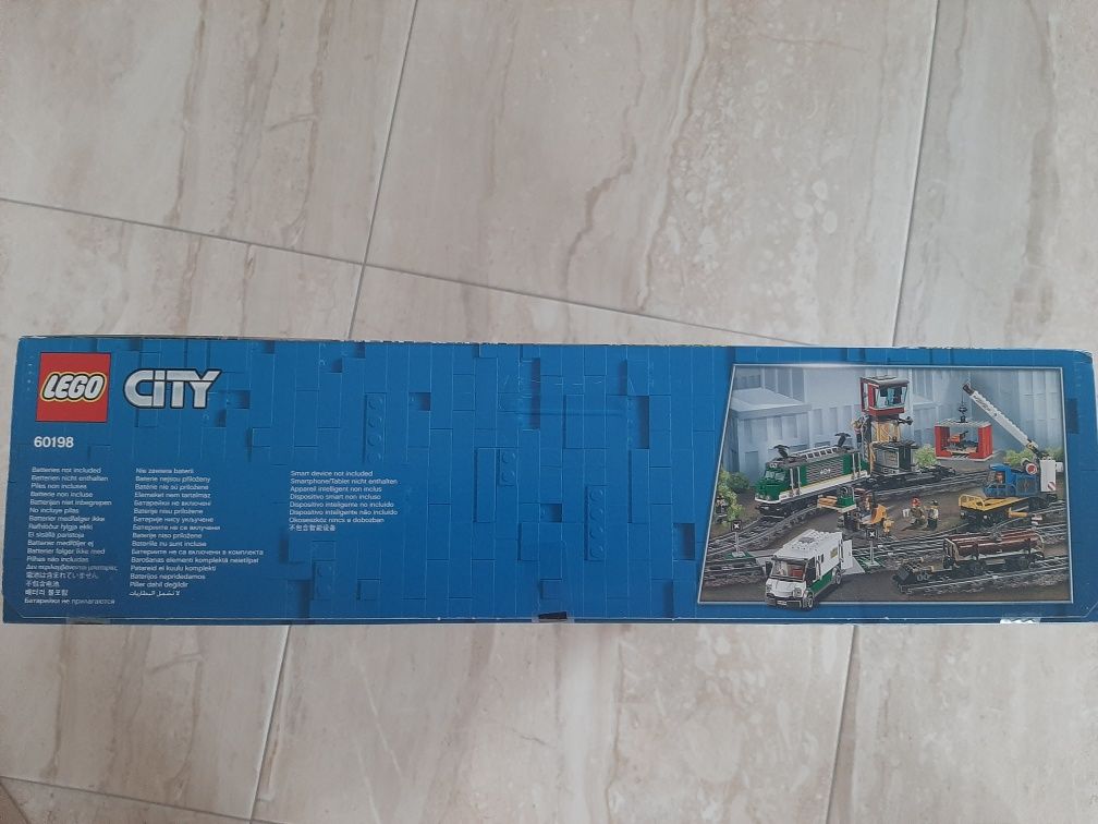 LEGO CITY 60198 pociąg towarowy NOWY