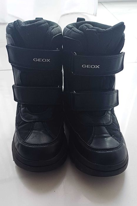 Chłopięce buty zimowe, śniegowce, geox, rozm 33