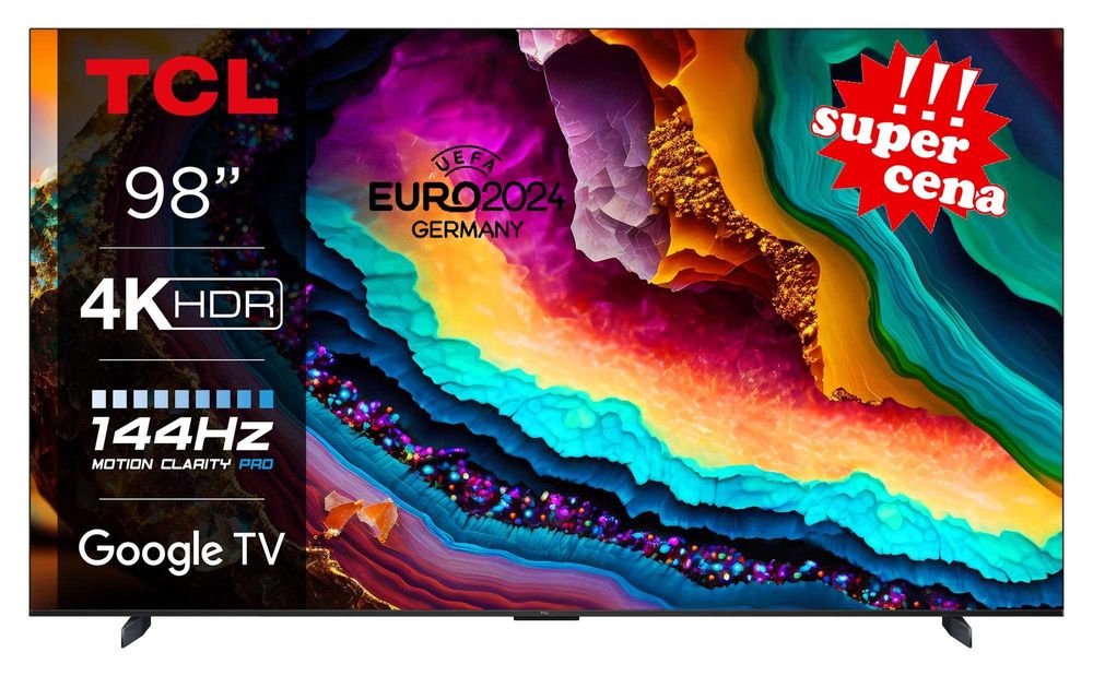 Telewizor TCL 98P745 98" 4K 144Hz Google TV Dolby Vision Dolby Atmos