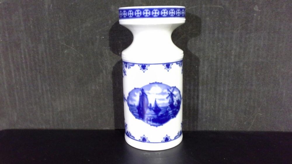 Wazonik Kobaltowy LICHTE, Echt Kobalt,Fine China, Porcelana
