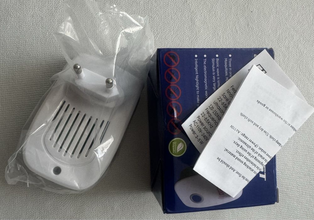 Elektrniczny ultradźwiękowy odstraszacz komarów / szkodników