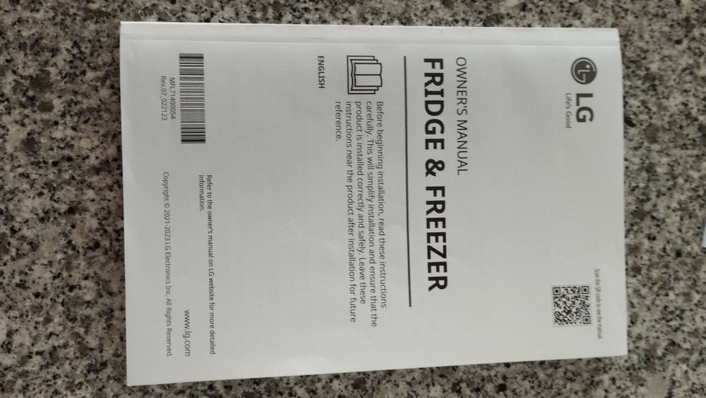 Frigorífico Combinado da LG com 4 anos de seguro restantes