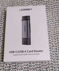 Czytnik kart pamięci microSD UGREEN CM185 USB USB-C Adapter
