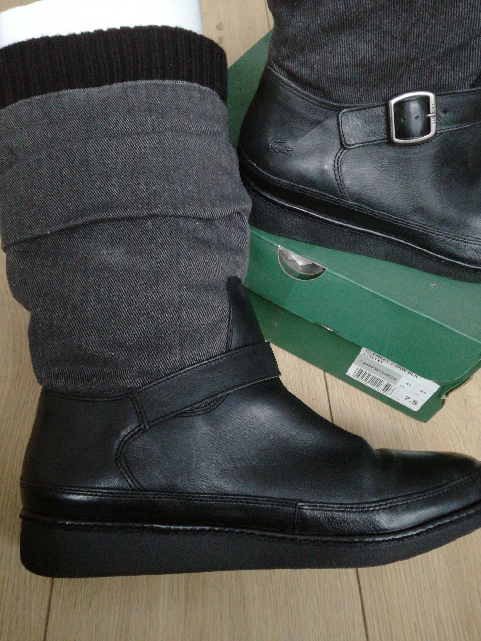 Botki buty kozaki Lacoste 41  j nowe okazja