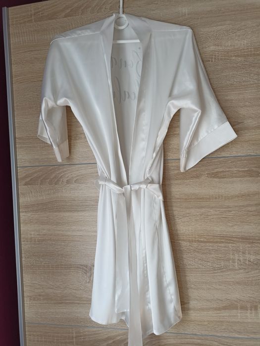 Szlafrok ślubny Żona Idealna złoty napis