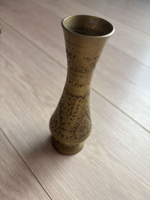 Jarra decorativa vintage em bronze Indiano 20 cm