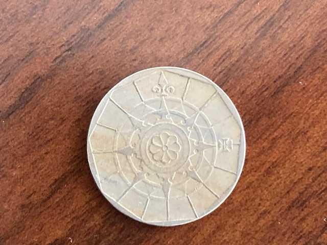 Moedas de 20 escudos (20$00), cuproníquel, entre 1987 e 1999