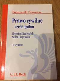 Prawo cywilne - część ogólna Radwański, Olejniczak