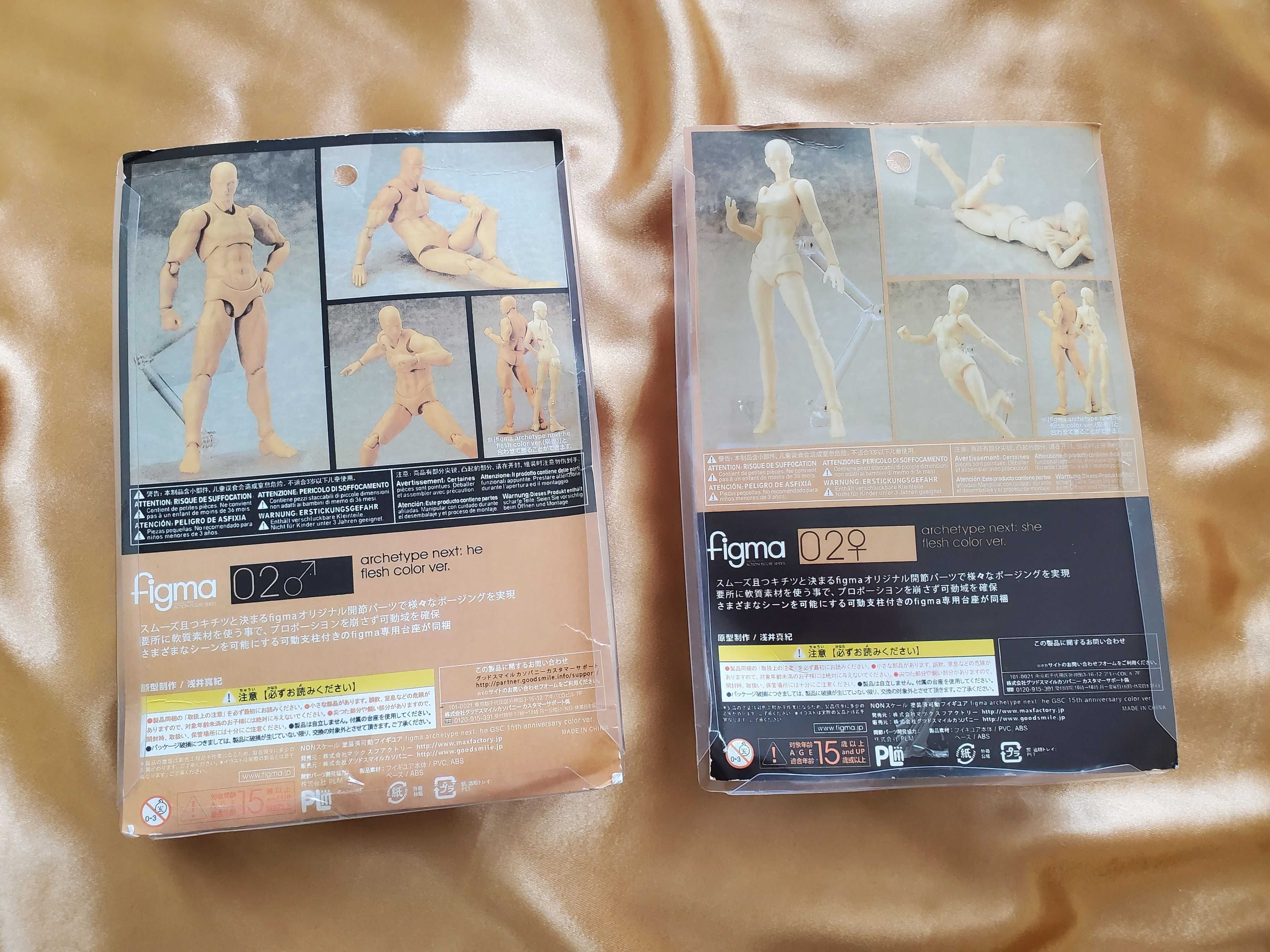 Фигурки мужского и женского пола для художества фирмы Figma