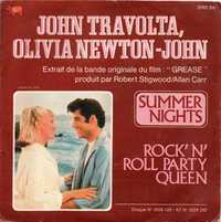 Vinil antigo John Travolta & Olivia Newton-John /  Summer Nights