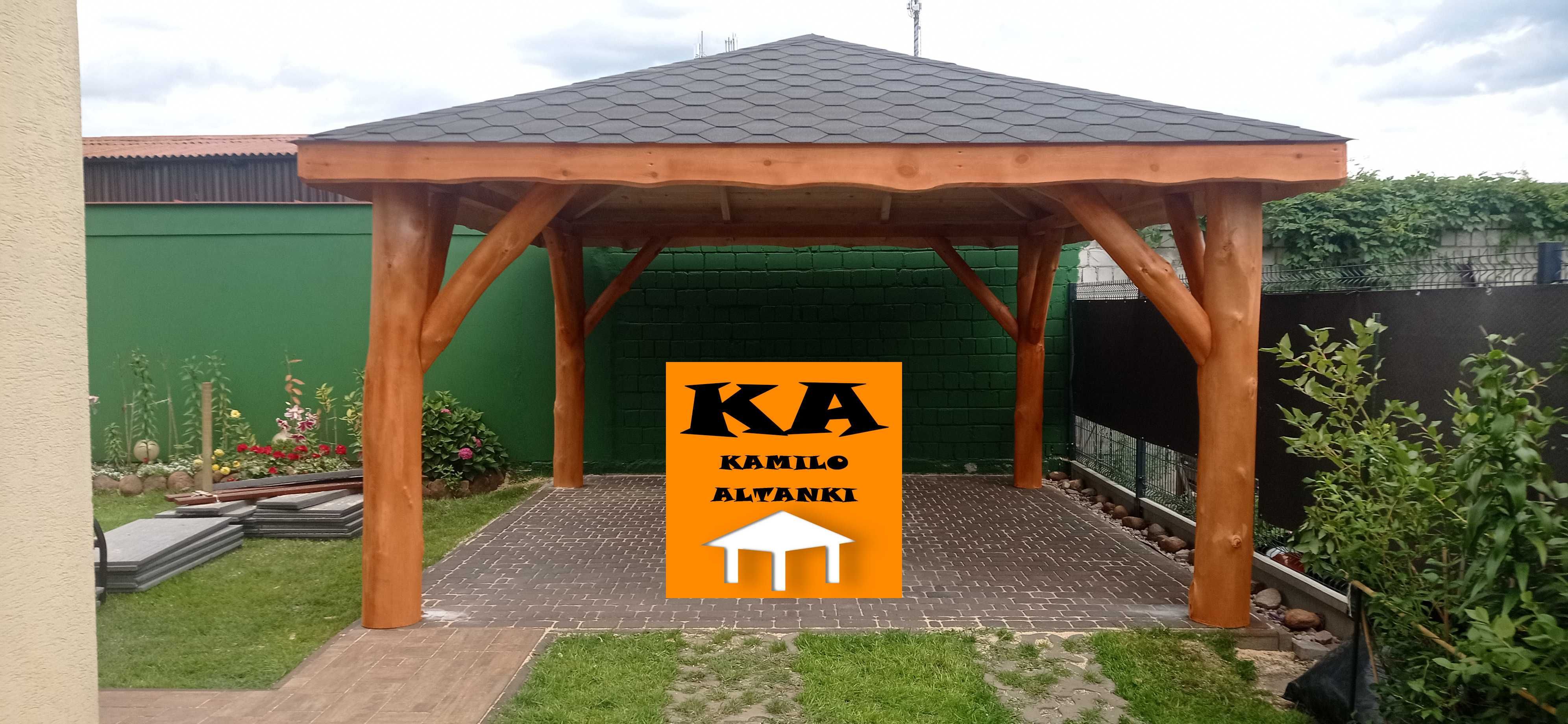 Altanka z bala Altana Altanki Altany Ogrodowa