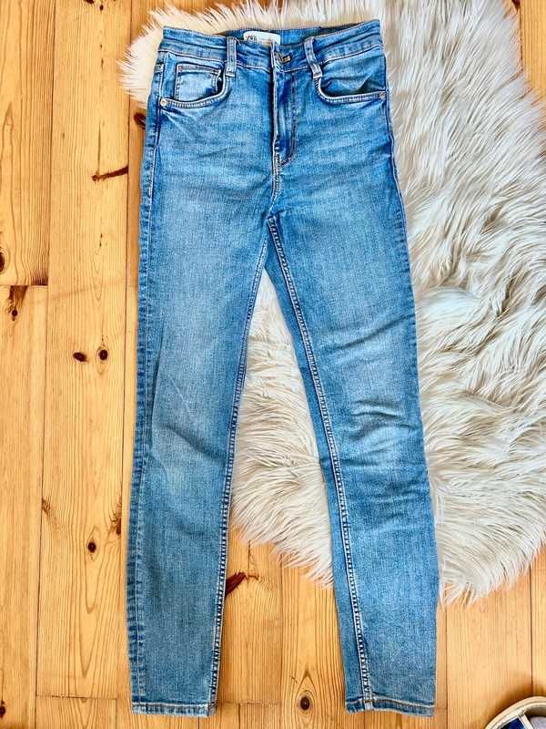 Zara skinny jeans blue XS