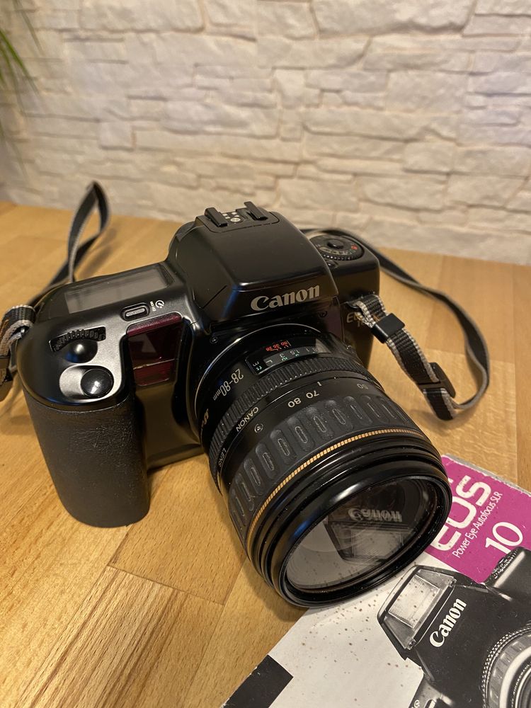 Aparat analogowy Canon EOS 10 28-80mm f3.5-5.6 - super stan, zadbany !