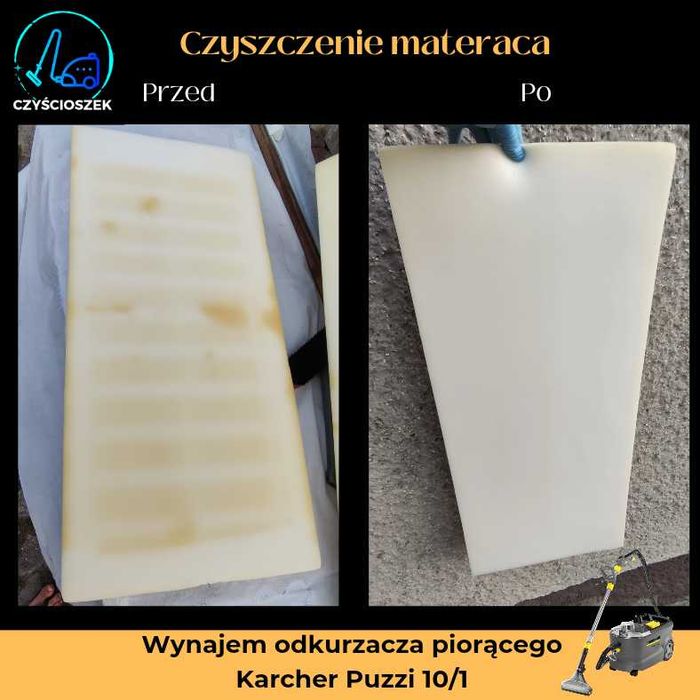 Wynajem Wypożyczenie Odkurzacz Piorący Karcher Puzzi 10/1 Kielce
