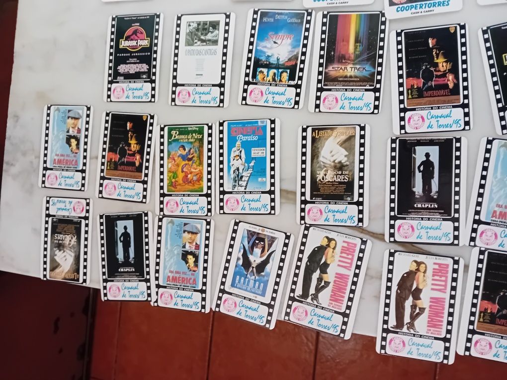 Conjunto de 65 Calendários de Bolso Antigos  Carnaval Torres Vedras