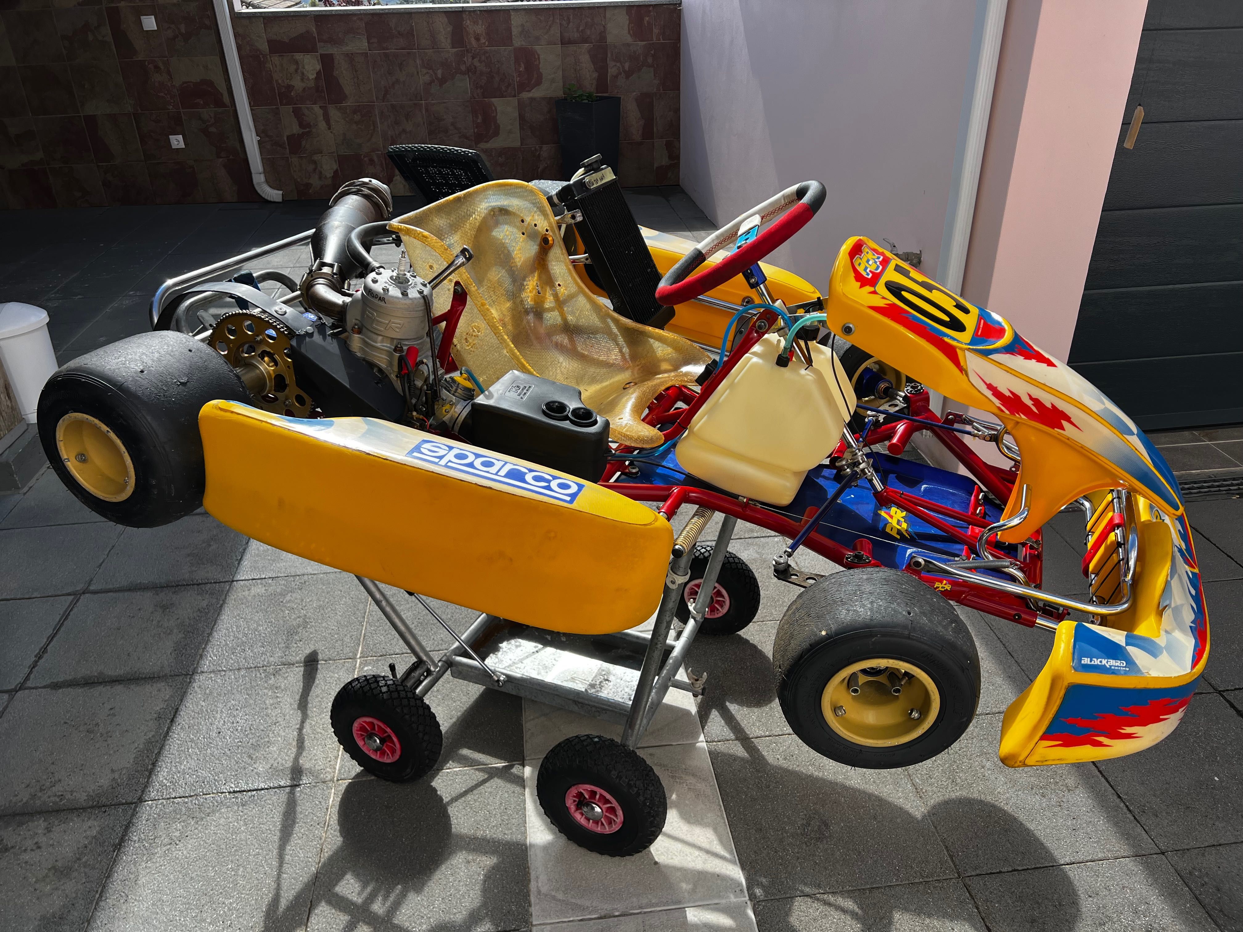 Karting 100cc marca PCR Com dois motores com rodagem por fazer