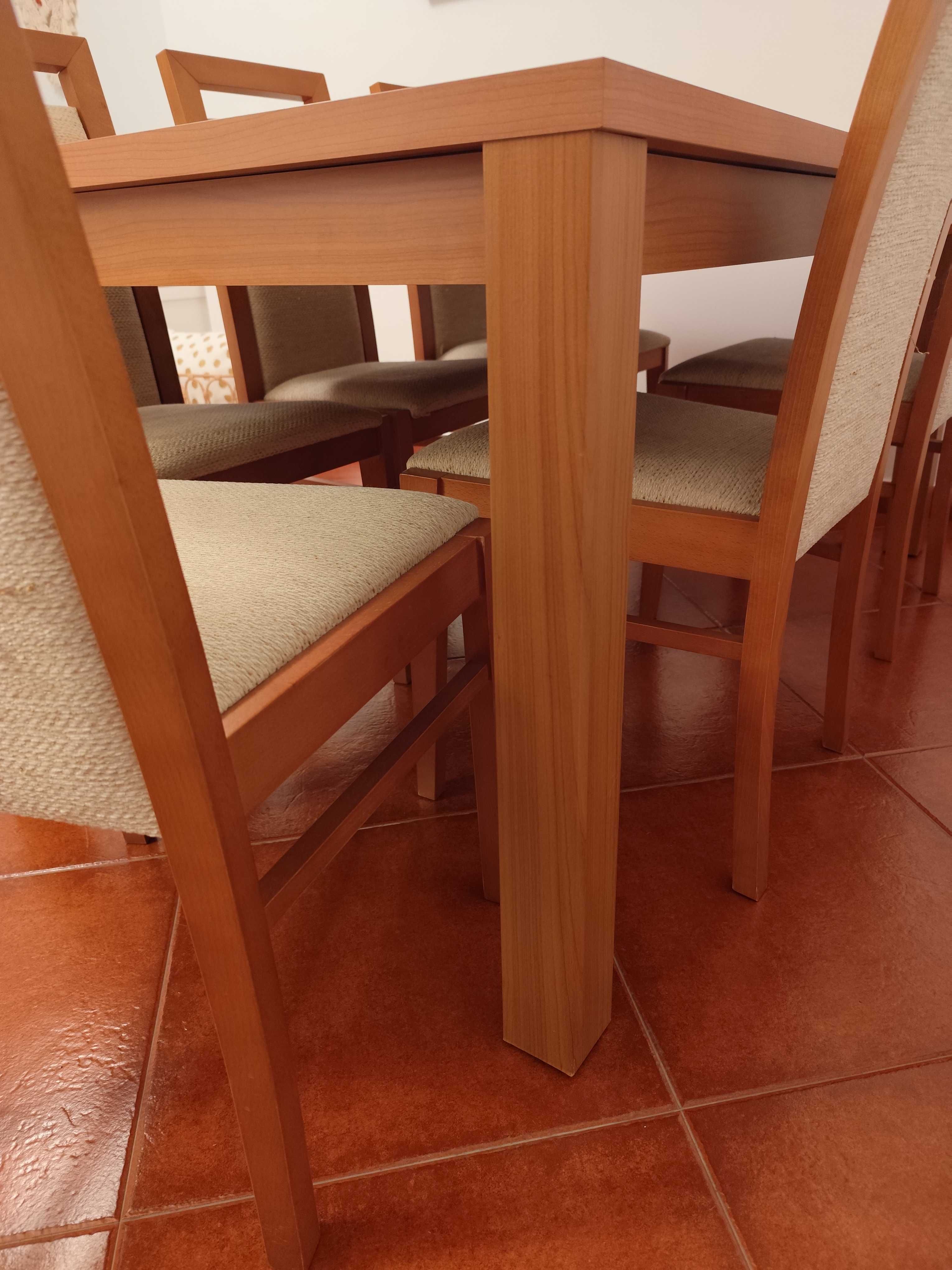 Mesa de jantar + 6 cadeiras
