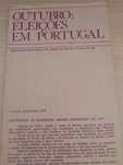 vendo livro Outubro eleições em Portugal