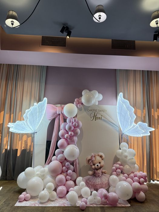 Ścianka balonowa na urodziny, chrzest,
