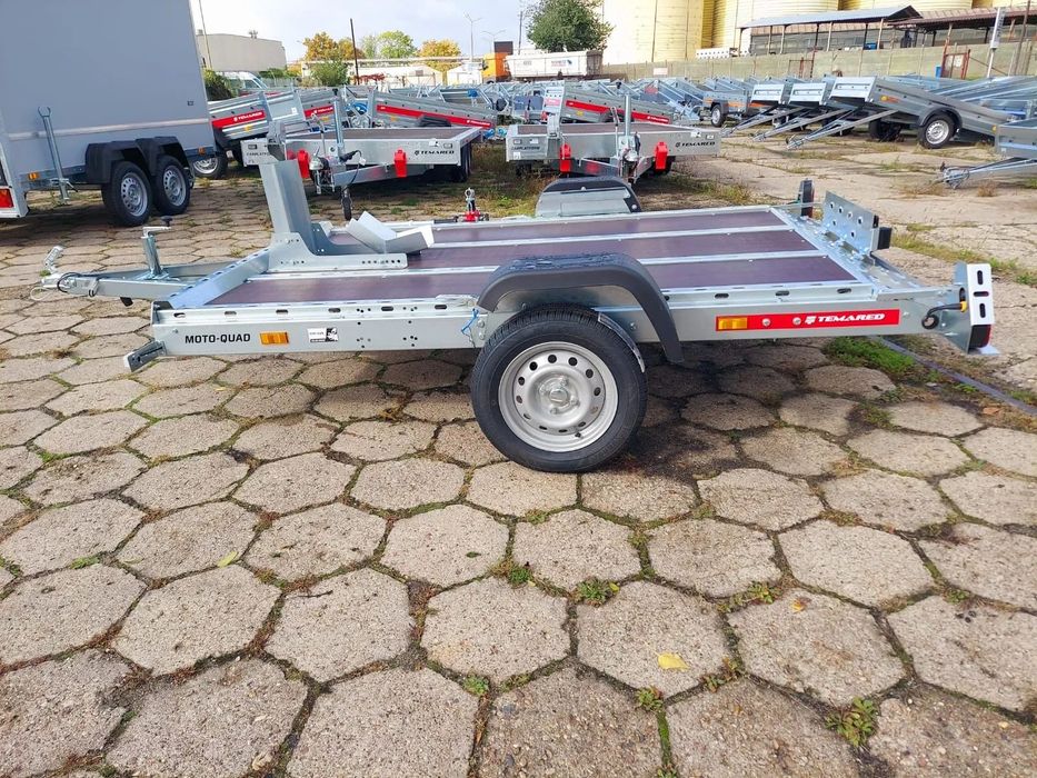 TEMARED MOTOQUAD 2616  Nowa przyczepka 750 kg dmc podłoga ze sklejką Brzeg