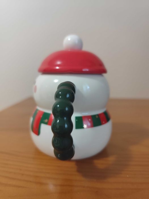 Caneca de natal boneco de neve