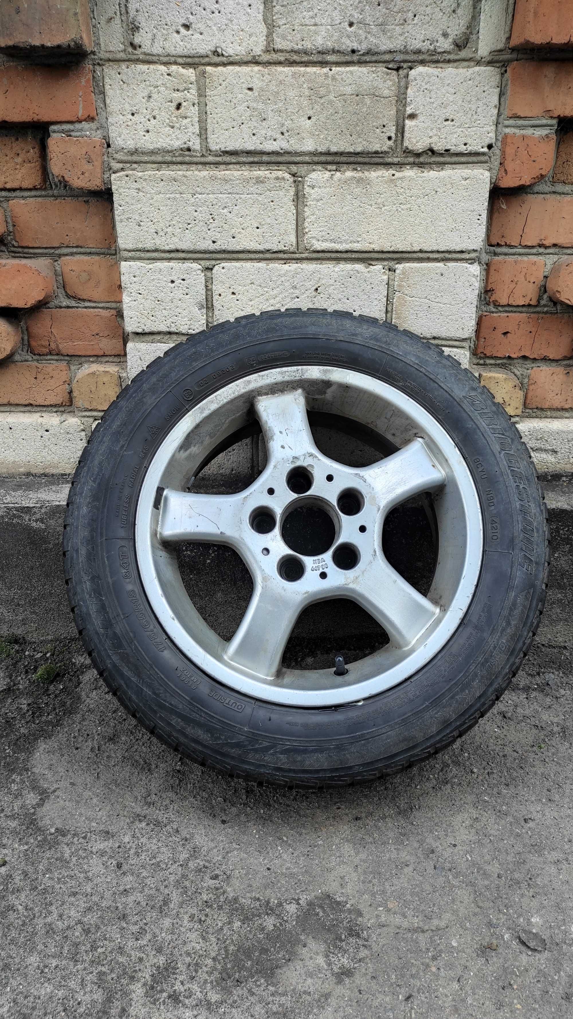 Диск та шина Bridgestone -175- 65r15 84t