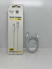 Kabel Typ-C do iPhone Lightning PD 30W | 1m | biały - premium