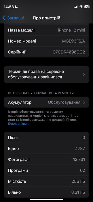 Iphone 12 mini 256gb