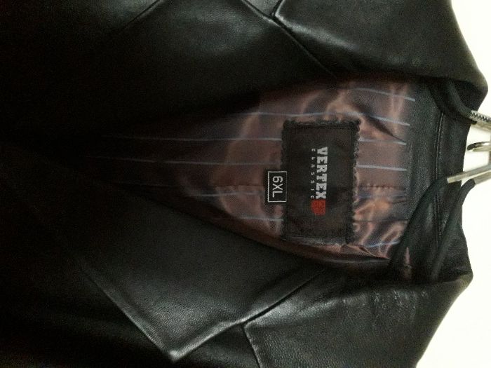 Классический мужской пиджак Vertex, нат. кожа, НОВЫЙ!56размер